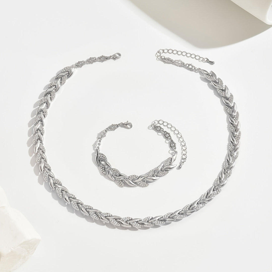 Elegant Rhinestone Drop Jewellery
