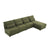 Meknes L-Shape Sofa in Green