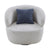 Beige Swivel Barrel Chair