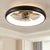 Sleek Ceiling Fan with Lights Dimmable LED