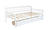 Twin-Size Pine Wood Daybed with Two Storage Drawers In White