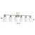 Aestin's Brushed Nickel Finish Modern 6-Light Vanity Wall Sconce