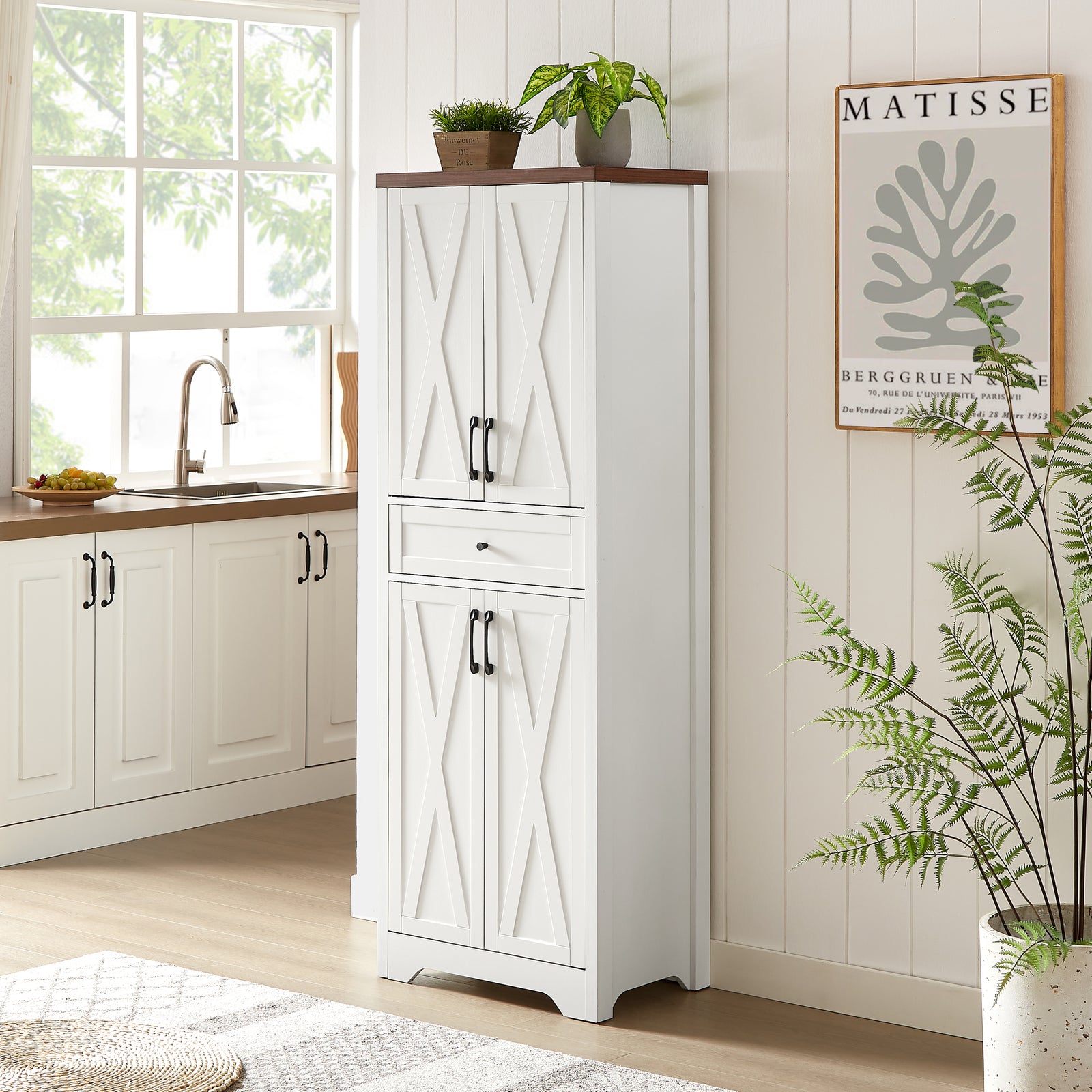 68" Classic High Cabinet with Storage