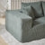 3-Seater Modular Corduroy Sofa In Green Flexible Configuration