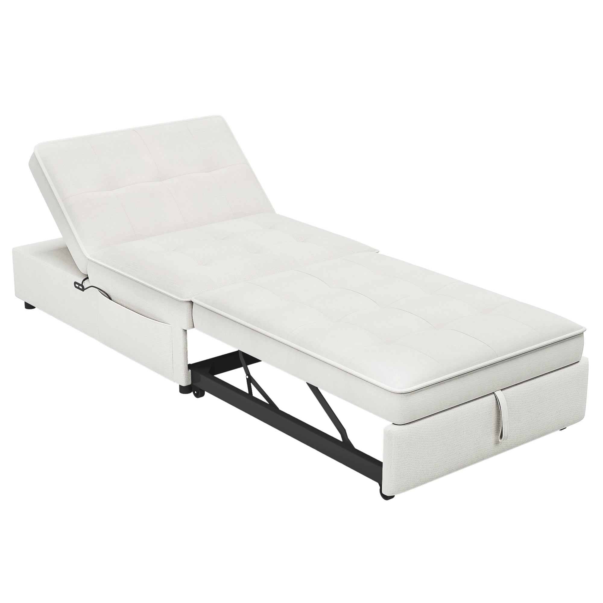 Offwhite 4-in-1 Sofa Bed Chair