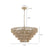 5 Tier Farmhouse Woven Rattan Bohemian Style Chandelier