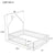 White Full House-Shaped Headboard Toddler Floor Bed with Fence