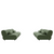 4-Seater Modular Chenille Sofa In Versatile & Comfortable Green With Cylindrical Pillows