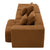 Maputo 4-Seat Modular Sofa in Burnt Orange Brown