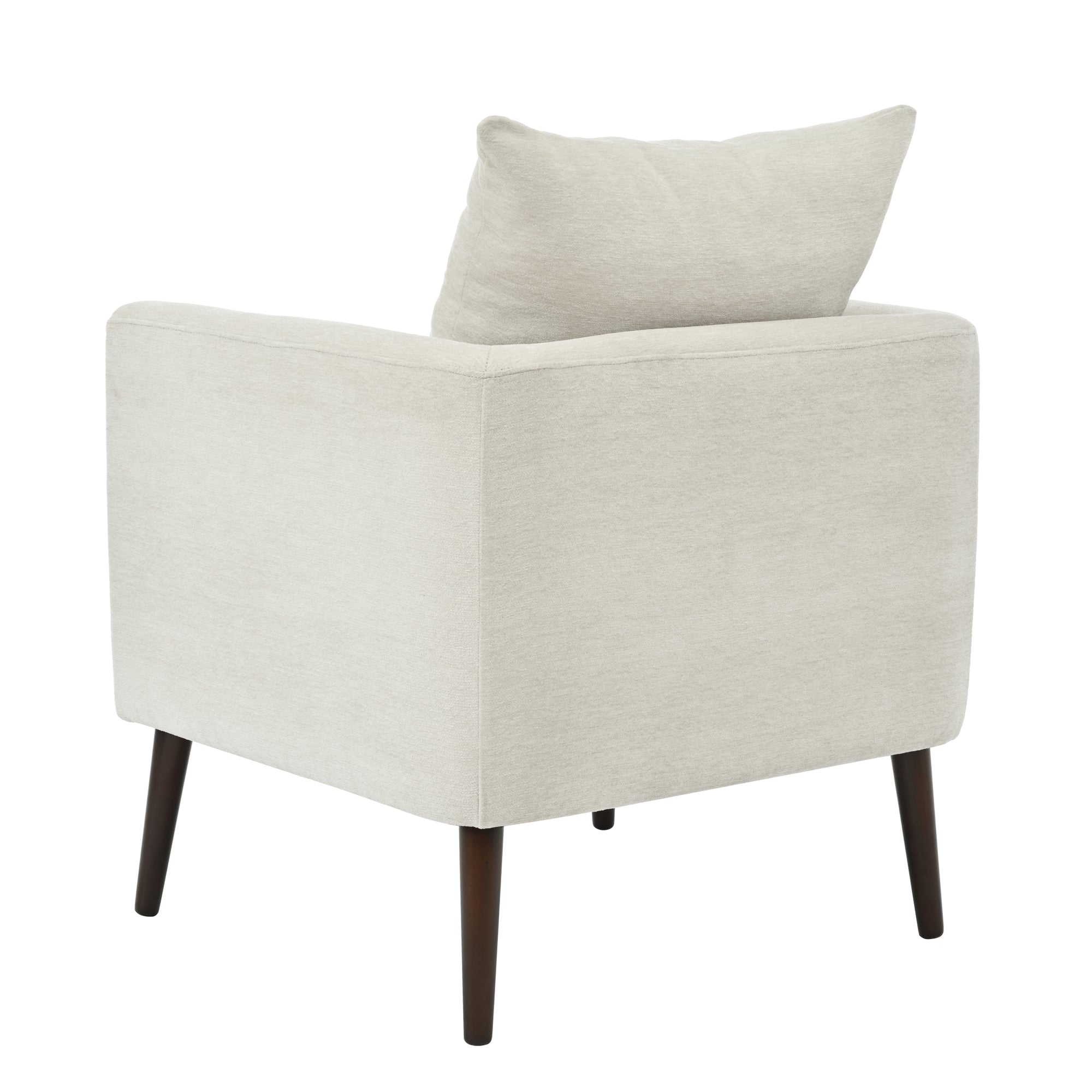 Barrel Chair - Cozy Upholstered Accent Chair in Beige for Living Room