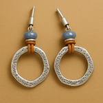 Load image into Gallery viewer, Bohemian Vintage Drop Earrings in Silver
