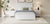 Coastal King Size Farmhouse Solid Wood Bed Frame in Antique White