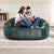 Emerald Chenille Bean Shape 2-Seater Lazy Sofa