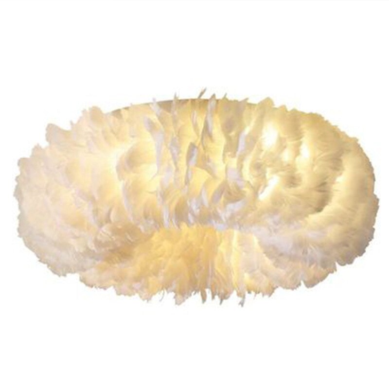 Feather Flush Mount Ceiling Light