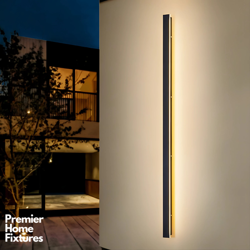 Minimal Modern Outdoor Wall Light With Anti-Rust