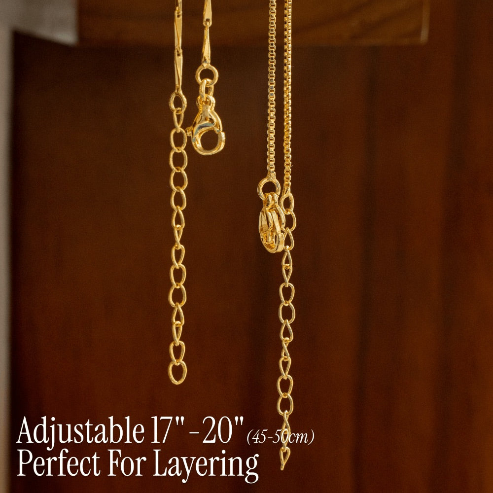 2pc 14k Diamond Letter Initial Necklaces