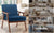 Mid-Century Modern Accent Chair - Solid Wood Frame, Extra-Thick Backrest, Ideal for Living Room, Bedroom, or Reading Room