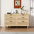 51 Inch Rattan Dresser with 6 Drawers for Clothes Storage In Natural