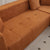 Harare 3-Seat Modular Sofa in Burnt Orange Brown