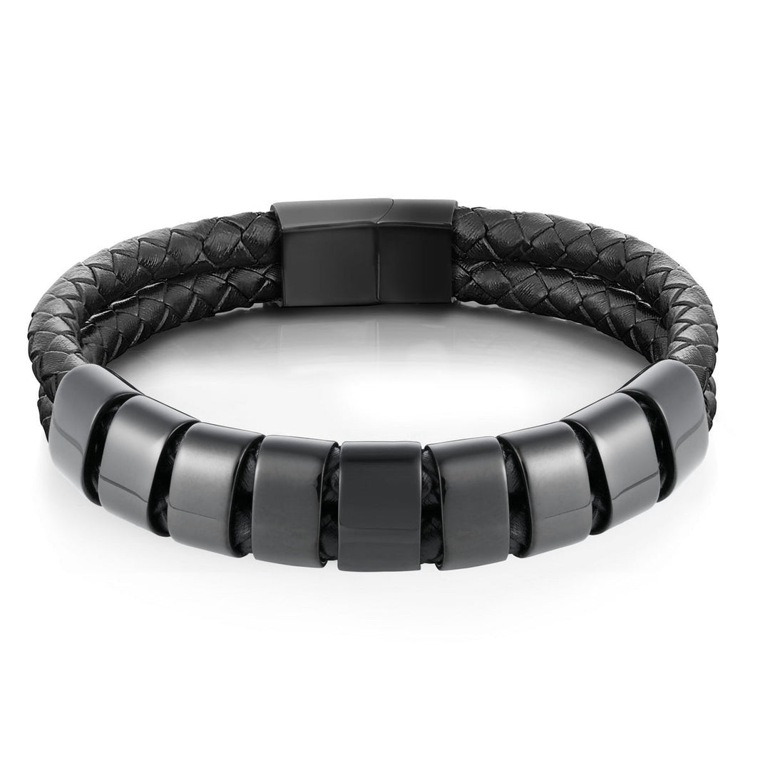 Minimal Personalized Name(s) Leather Bracelet