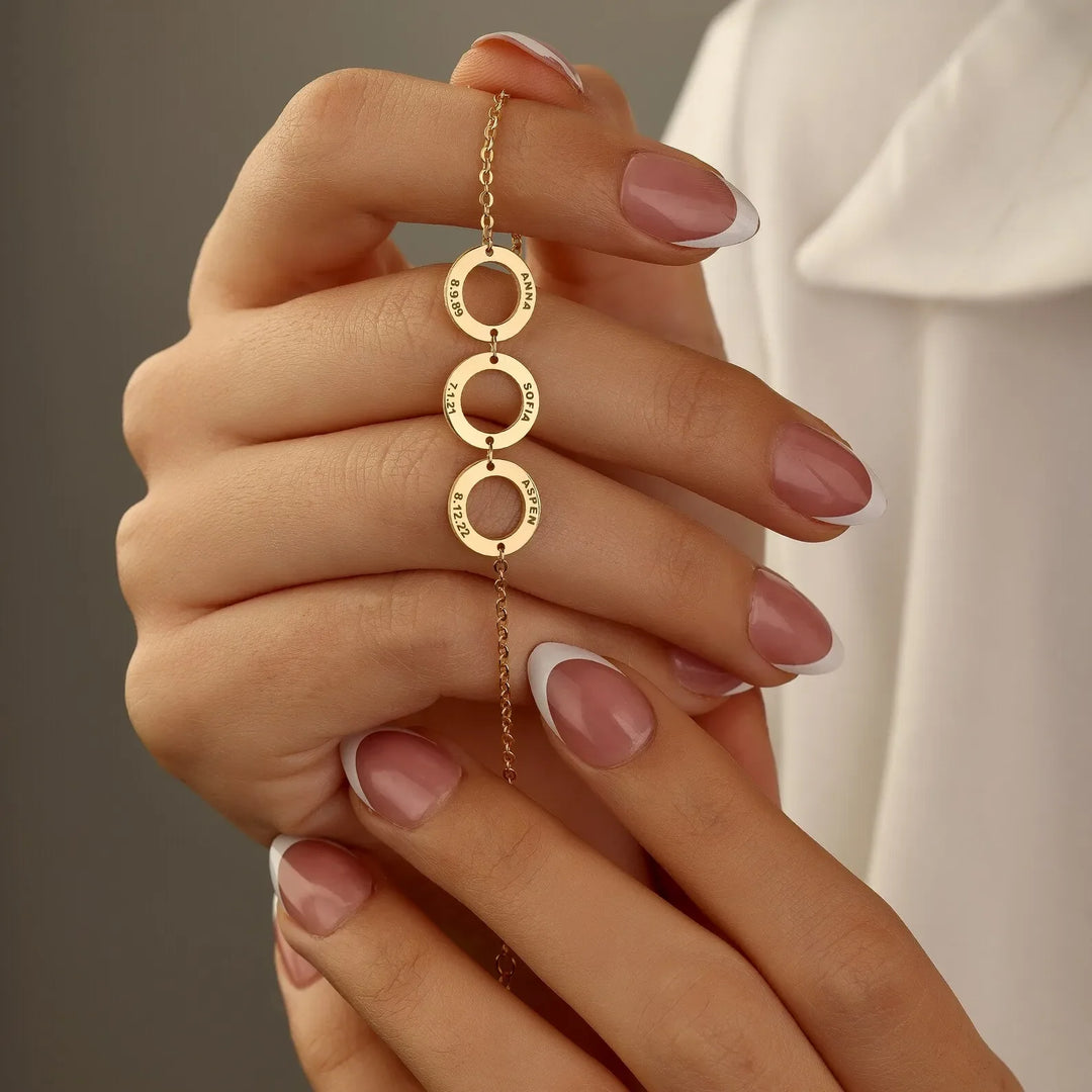 Timeless Disc Tag Bracelet