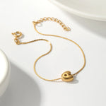 Load image into Gallery viewer, Dainty Bubble Letter Initial Bracelet
