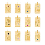 Load image into Gallery viewer, Personalized Name Dainty Satellite Chain Birth Flower &amp; Stone Necklace
