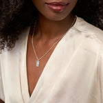 Load image into Gallery viewer, Personalized Name Dainty Satellite Chain Birth Flower &amp; Stone Necklace
