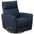 Luxury Midnight Blue Linen Recliner Chair for Elegant Living Spaces