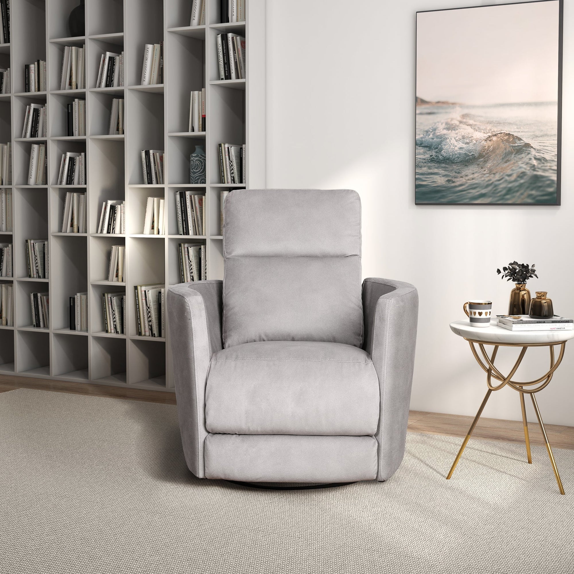 Luxury Linen Recliner Chair for Stylish Living Spaces