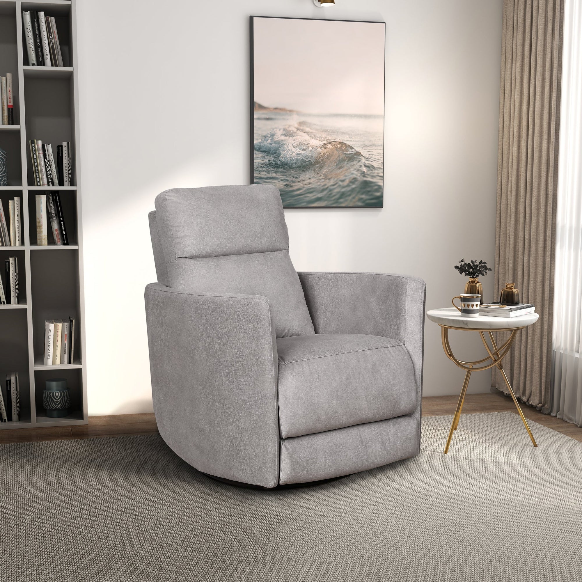 Luxury Linen Recliner Chair for Stylish Living Spaces