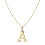 Load image into Gallery viewer, 14k Sleek Serif Initial Necklace
