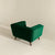 Luxury Dark Green Velvet Lounge Chair for Stylish Living Spaces