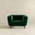 Luxury Dark Green Velvet Lounge Chair for Stylish Living Spaces