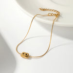 Load image into Gallery viewer, Dainty Bubble Letter Initial Bracelet
