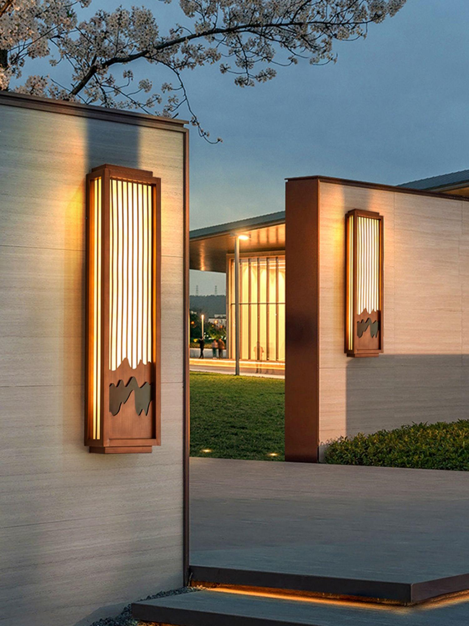 Sleek Weather Resistant Contemporary Wall Light