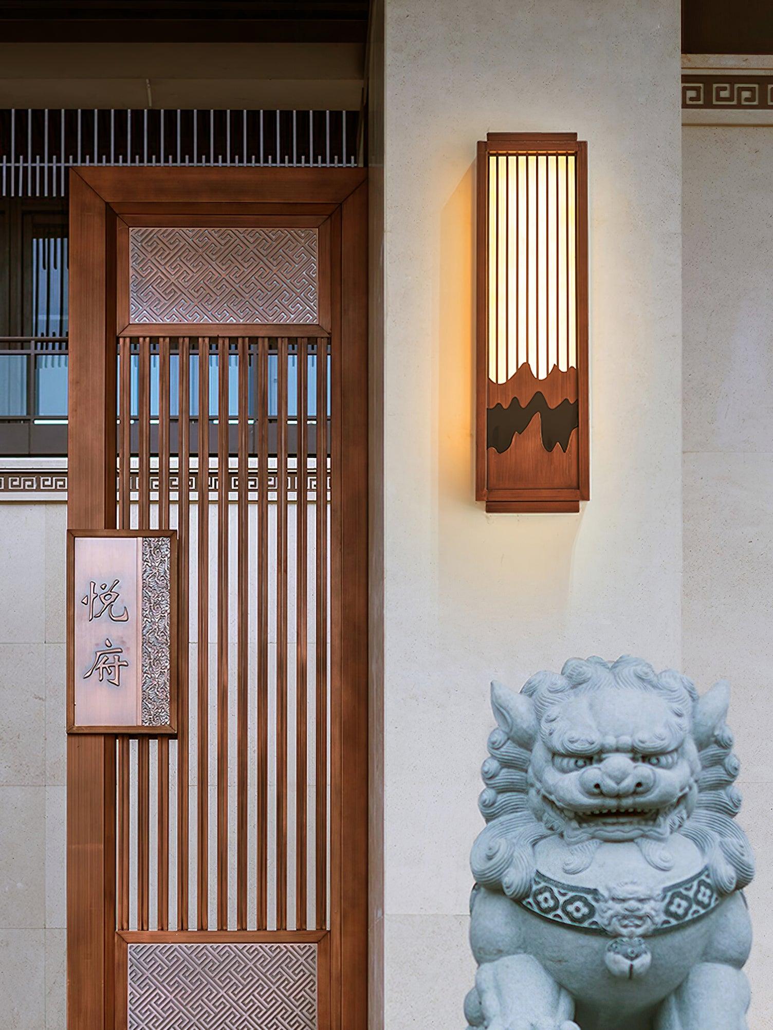 Sleek Weather Resistant Contemporary Wall Light