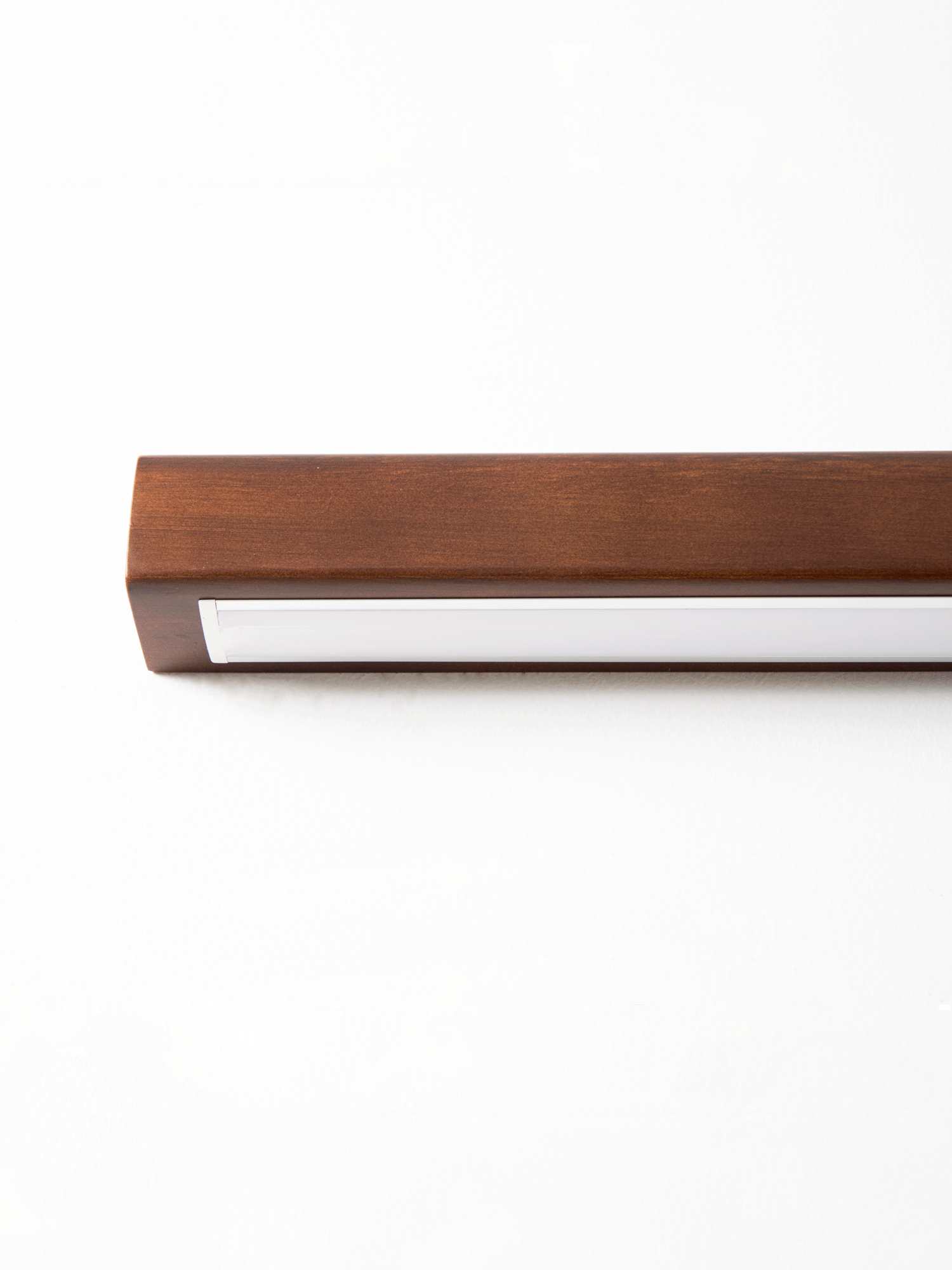 Slim Linear Wood Nordic Inspired Wall Light