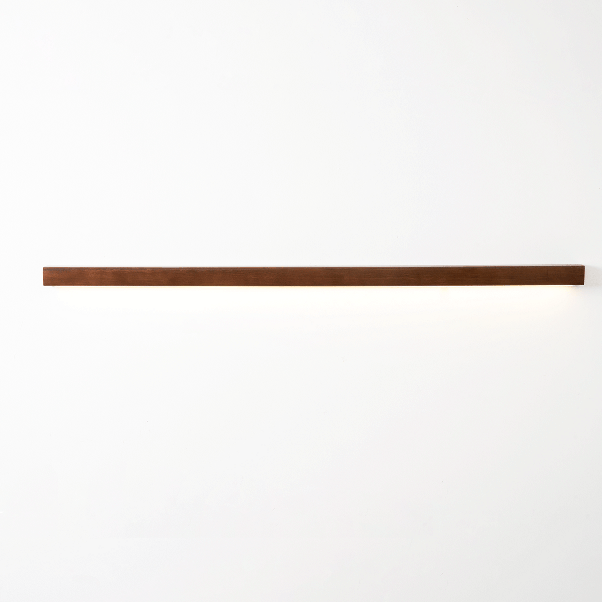 Slim Linear Wood Nordic Inspired Wall Light