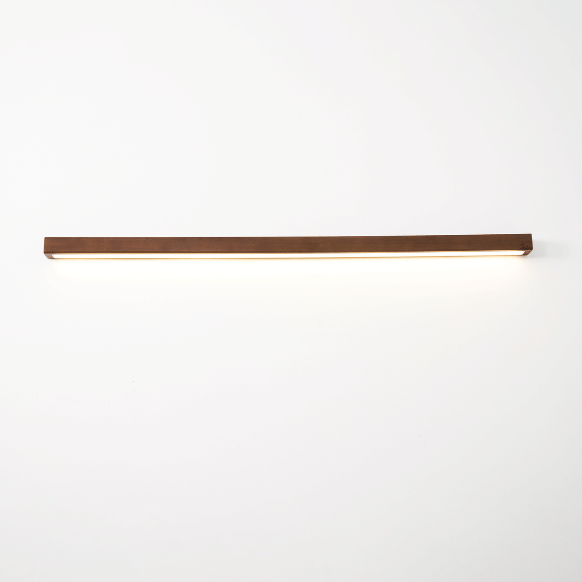 Slim Linear Wood Nordic Inspired Wall Light