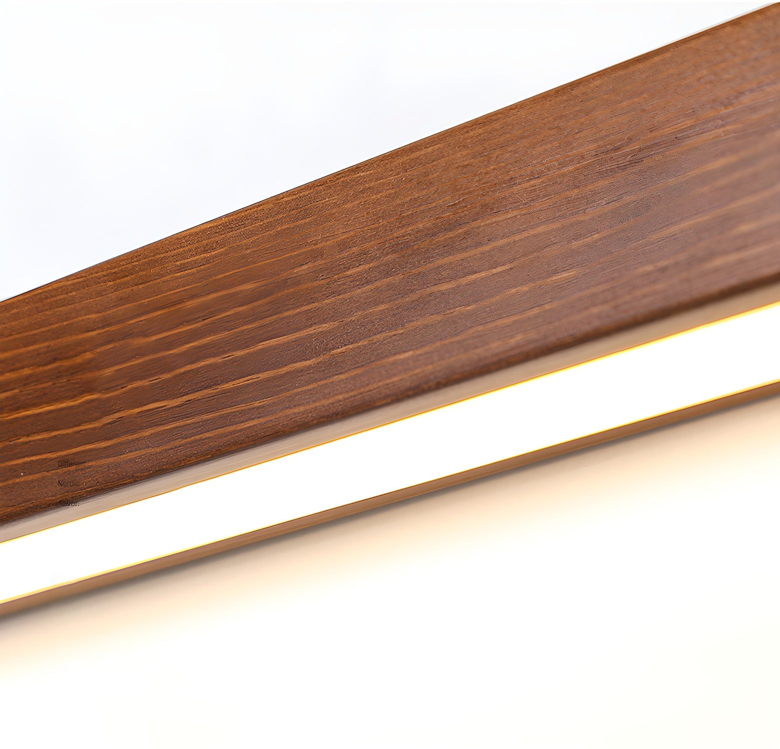 Slim Linear Wood Nordic Inspired Wall Light