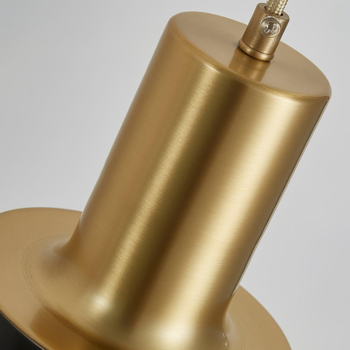 Square Black And Brass Finish Wall Sconce