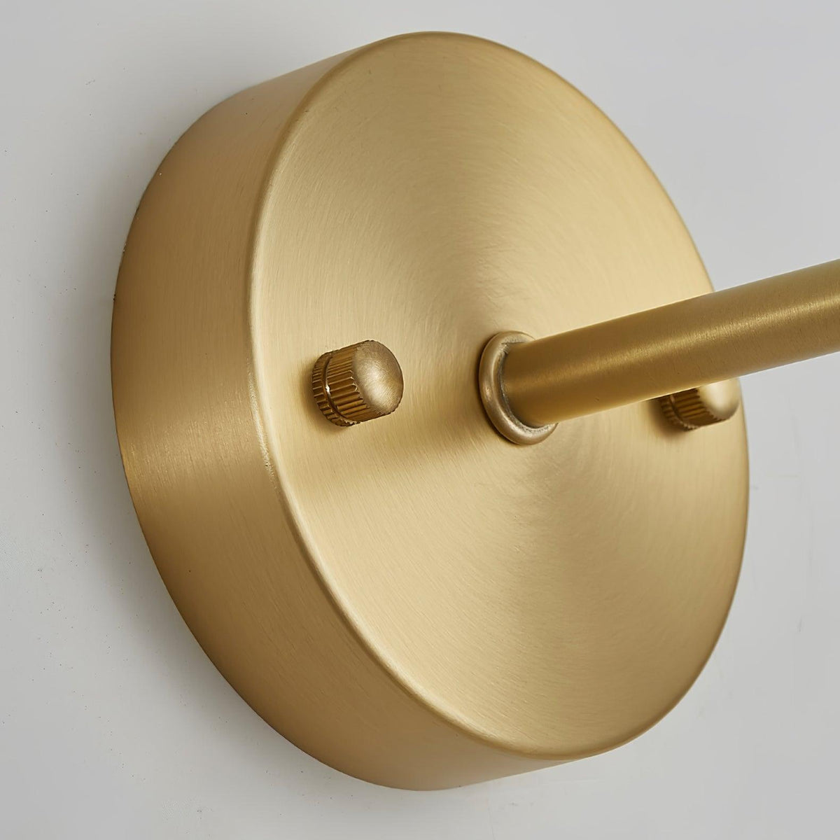 Square Black And Brass Finish Wall Sconce