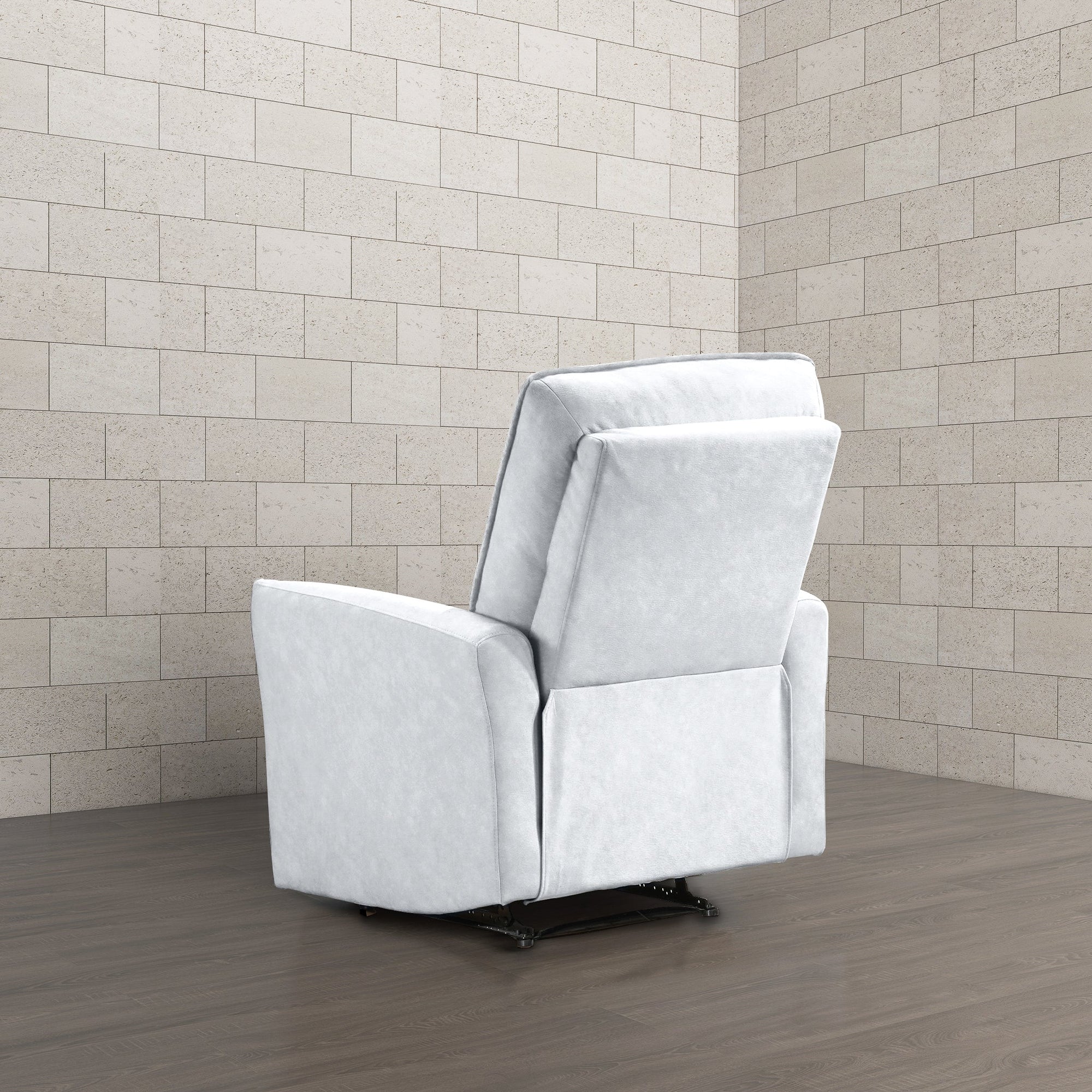 Luxury Grey Suede Recliner Chair for Elegant Living Spaces