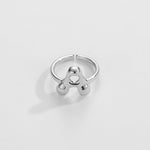 Load image into Gallery viewer, Cute Bubble Letter Initial Ring
