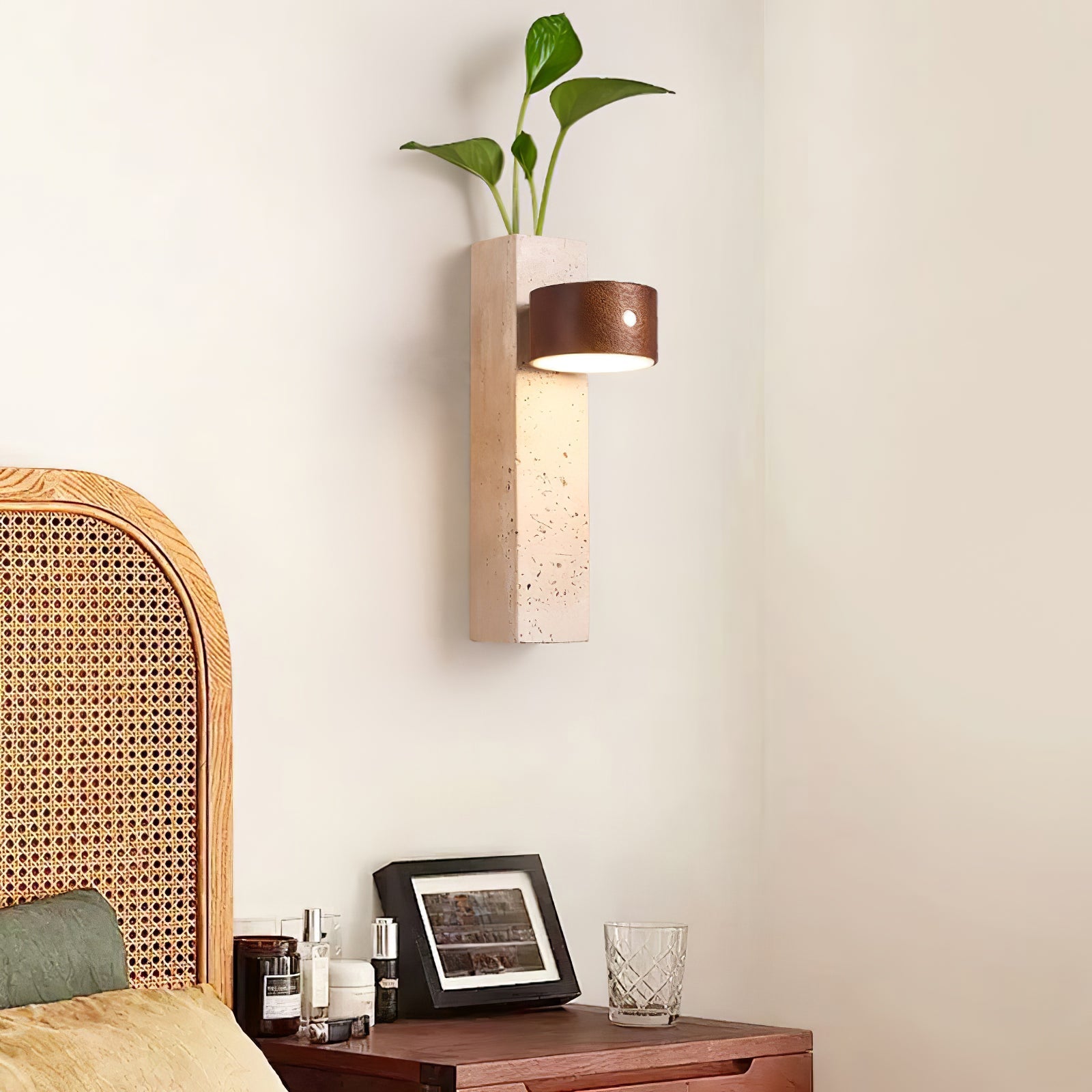 Wood Nordic Inspired Adjustable Wall Light
