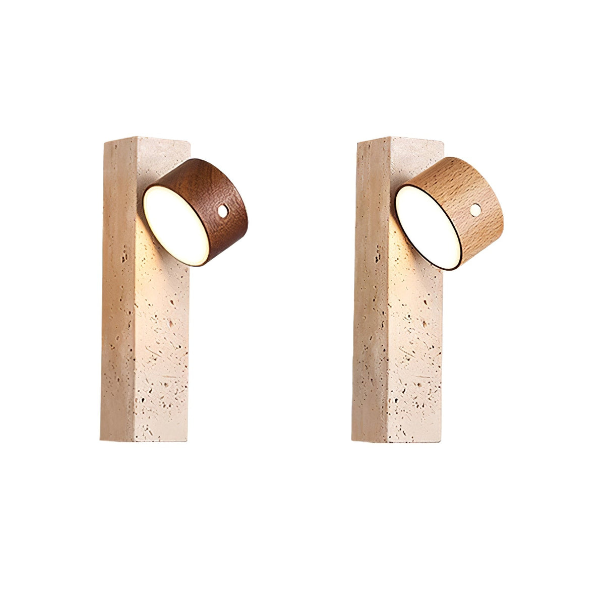 Wood Nordic Inspired Adjustable Wall Light
