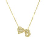 Load image into Gallery viewer, Elegant Statement Love Letter Initial Necklace
