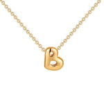 Load image into Gallery viewer, Dainty Bubble Letter Initial Necklace
