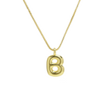 Load image into Gallery viewer, Chunky Feminine Letter Initial Necklace
